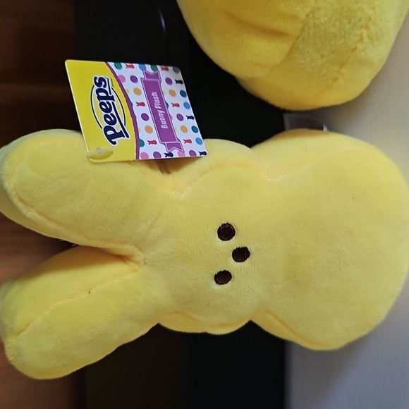 2 Peeps Chick & Bunny Yellow Plush Set - Picture 2 of 10